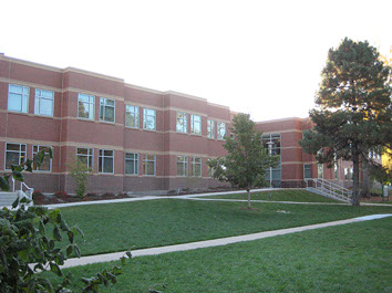 Denver Academy, Denver, Colorado, exterior view, school