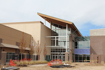 Mission, Hills, Church, Littleton, Colorado, construction, addition, west view