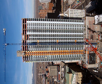Spire, Building, Denver, Colorado, construction, residence